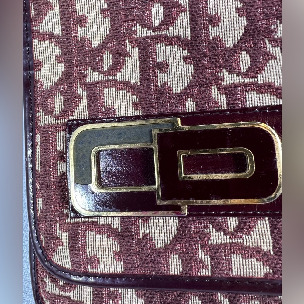 Dior Brown and Cream Clutch - Picture 3 of 15